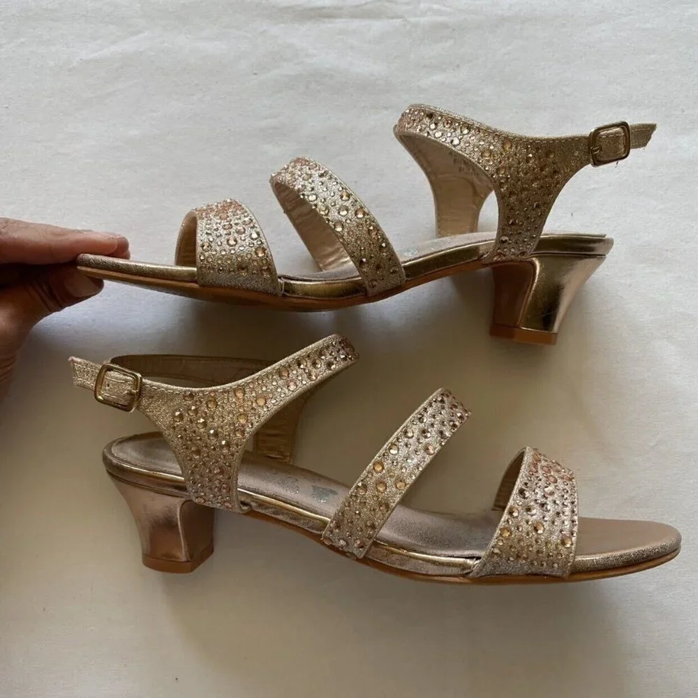 Olive & Edie Girls Dress Sandals Size 4 - Picture 4 of 10